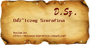 Délczeg Szerafina névjegykártya